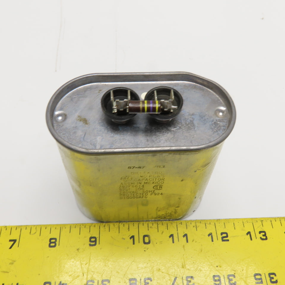 GE Z97F6614 52uF 280VAC Oval Motor Run Capacitor 60Hz 90C