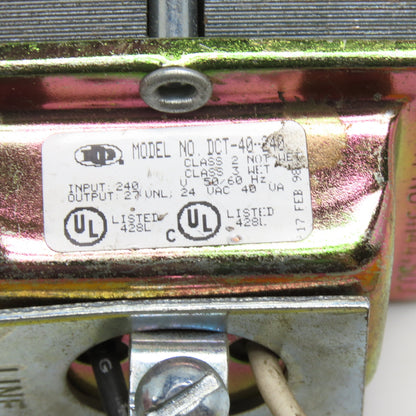 Dormeyer Industries DCT-40-240 40VA Control Transformer 240V Primary 24V Sec