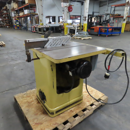 Powermatic 66-TA 10" Tilting Arbor Table Saw 45° Bevel 208-230/480V 3Ph 5Hp