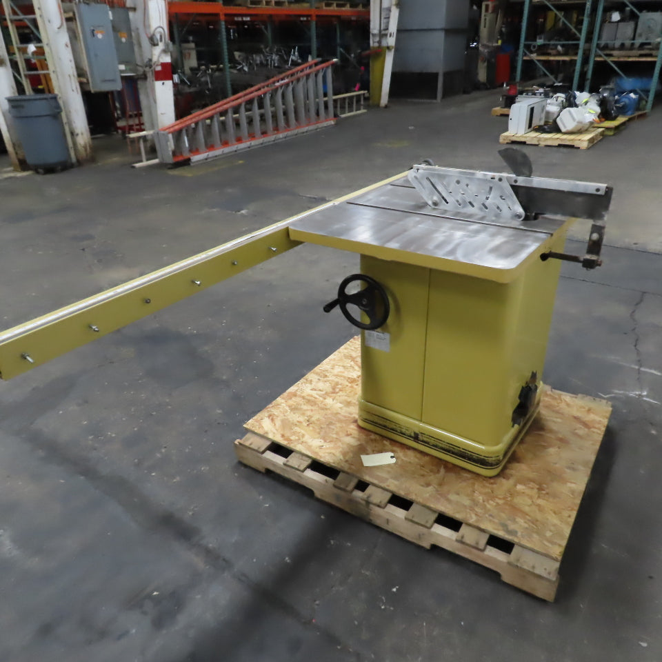 Powermatic 66-TA 10" Tilting Arbor Table Saw 45° Bevel 208-230/480V 3Ph 5Hp
