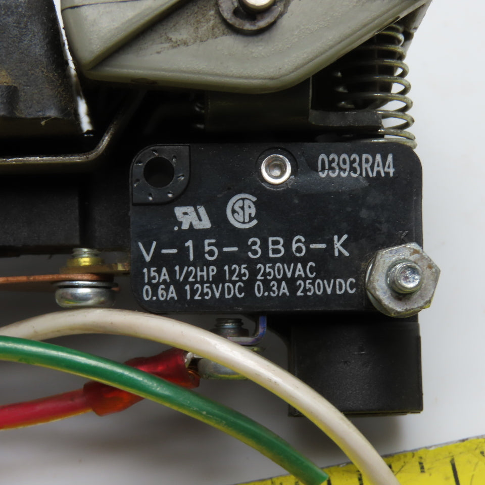 Omron V-15-3B6-K Dual Rocker Switch Assembly Pallet Jack