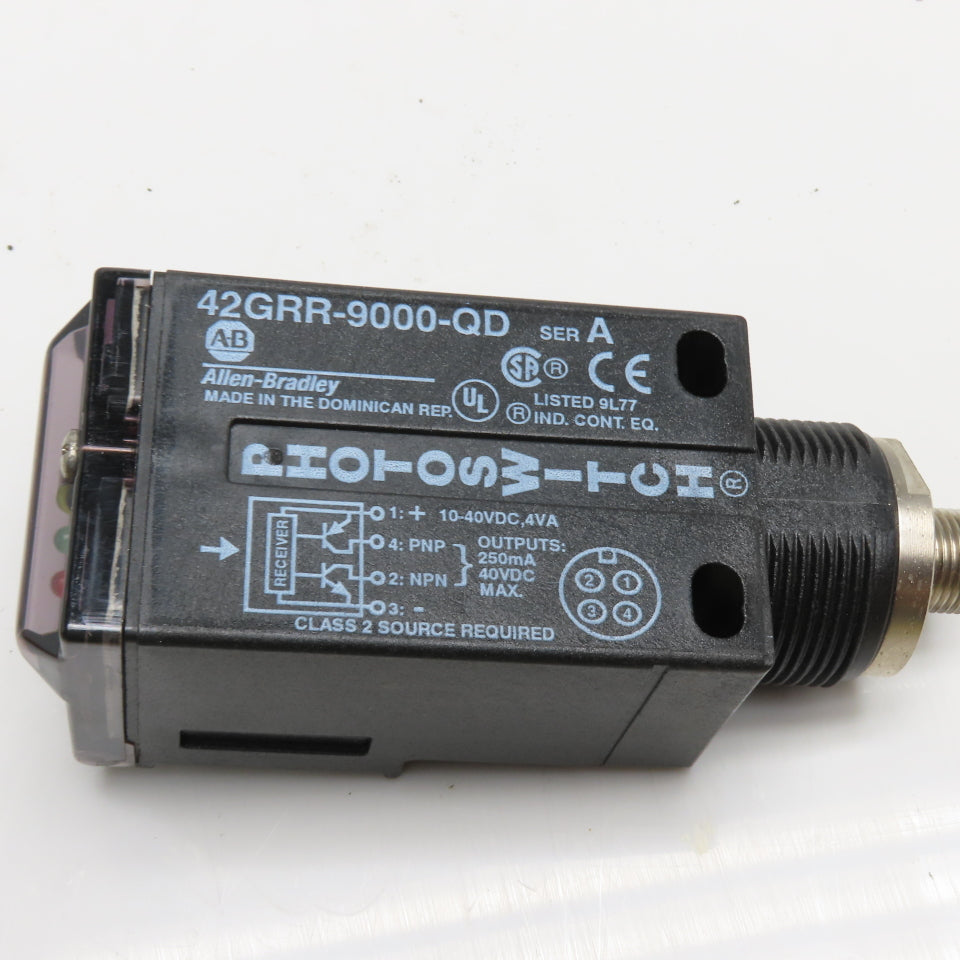 AllenBradley 42GRR-9000-QD Photoswitch Photoelectric Sensor 10-40VDC