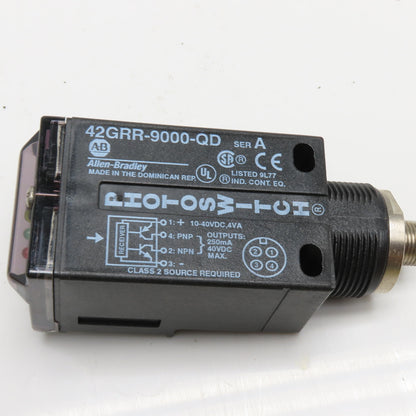 AllenBradley 42GRR-9000-QD Photoswitch Photoelectric Sensor 10-40VDC