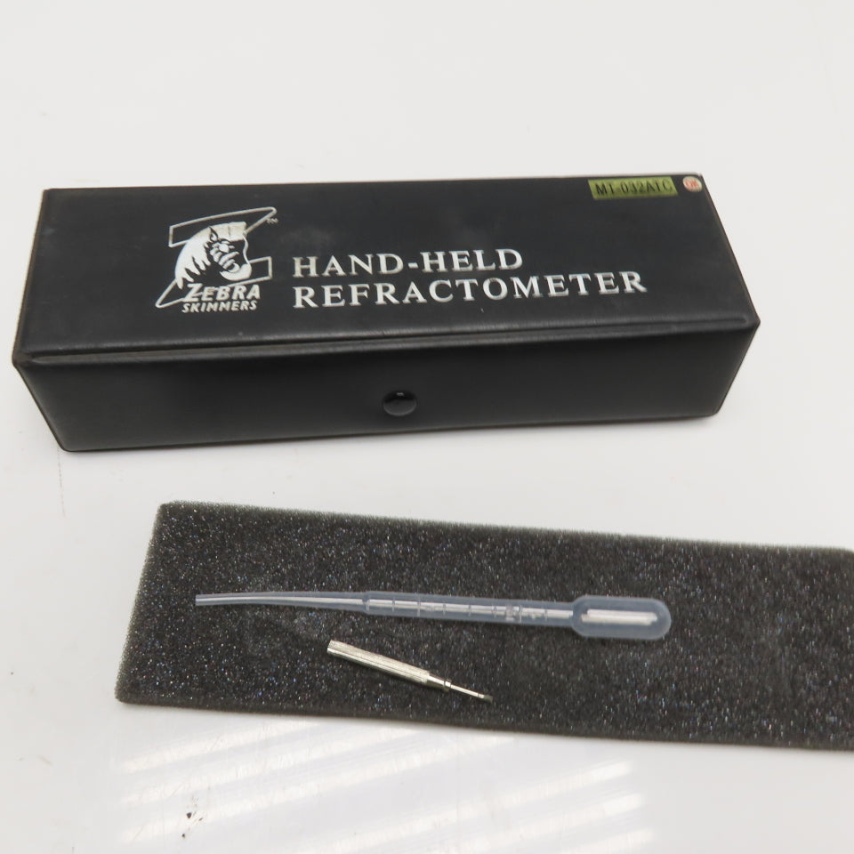 Zebra Skimmers MT-032ATC Hand-Held Refractometer 0-32% Brix