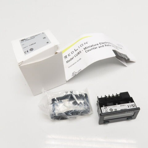 Red Lion CUB5R000 8-Digit Dual Counter and Rate Indicator 9-28VDC