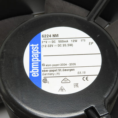ebm-papst 6224 NM Axial Fan 24V DC 12W 500mA