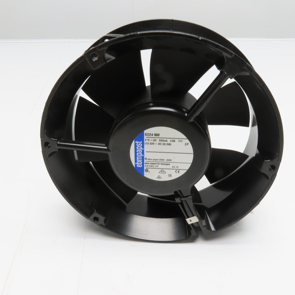 ebm-papst 6224 NM Axial Fan 24V DC 12W 500mA