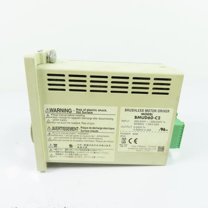 Oriental Motor BMUD60-C2 60W Brushless Motor Driver 200-240V