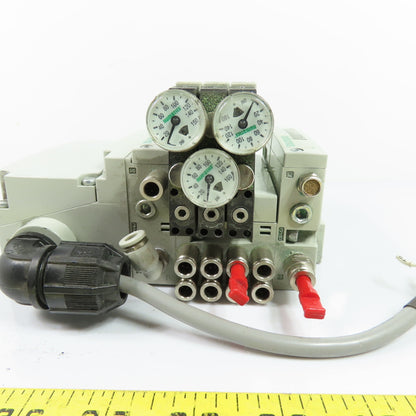 Numatics R501A2B10MA00F1 Solenoid Valve Manifold Assembly 24VDC 8bar 115PSIG
