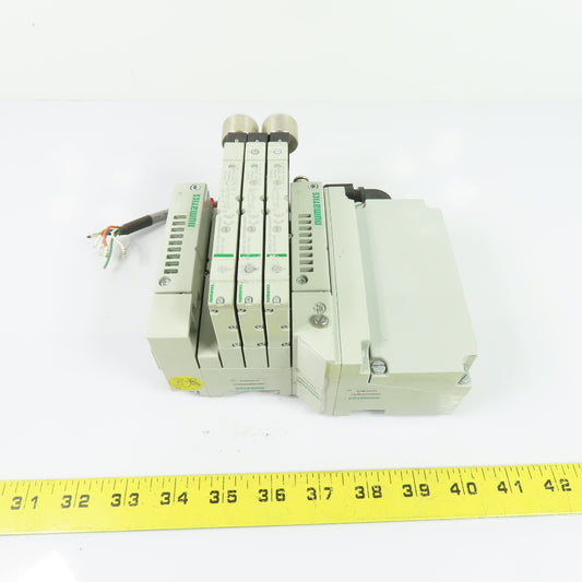 Numatics R501A2B10MA00F1 Solenoid Valve Manifold Assembly 24VDC 8bar 115PSIG