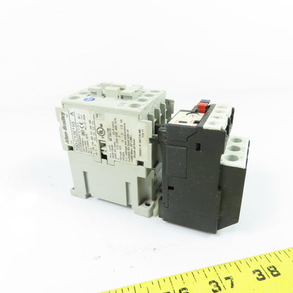 Allen-Bradley 100-C12E*10 3-Pole Contactor 24VDC W/YC9Z-RHU10A20P Overload Relay
