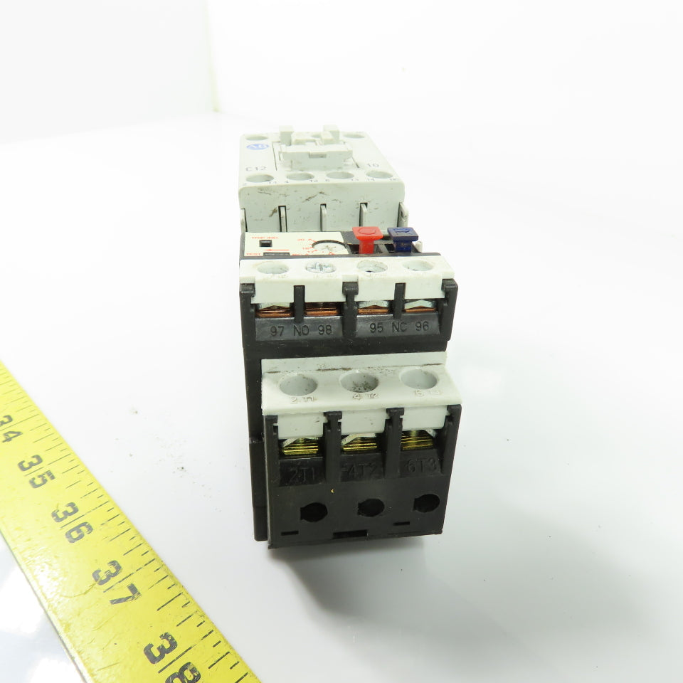 Allen-Bradley 100-C12E*10 3-Pole Contactor 24VDC W/YC9Z-RHU10A20P Overload Relay