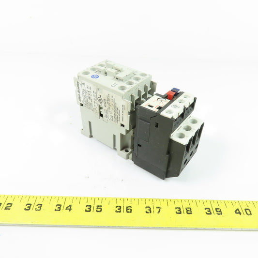 Allen-Bradley 100-C12E*10 3-Pole Contactor 24VDC W/YC9Z-RHU10A20P Overload Relay