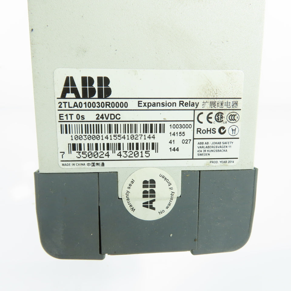 ABB E1T 0s 2TLA010030R0000 Expansion Safety Relay 24VDC 4NO