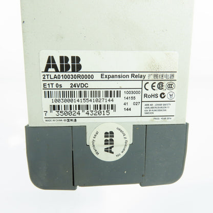ABB E1T 0s 2TLA010030R0000 Expansion Safety Relay 24VDC 4NO