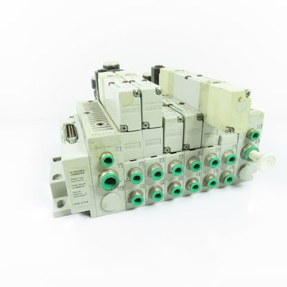 Numatics 051BA400M000061 5-Station Pneumatic Valve Manifold 24VDC 120 PSIG
