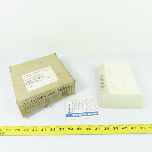 NuTone CD-115WH 1-Door Chime Doorbell Kit NEW