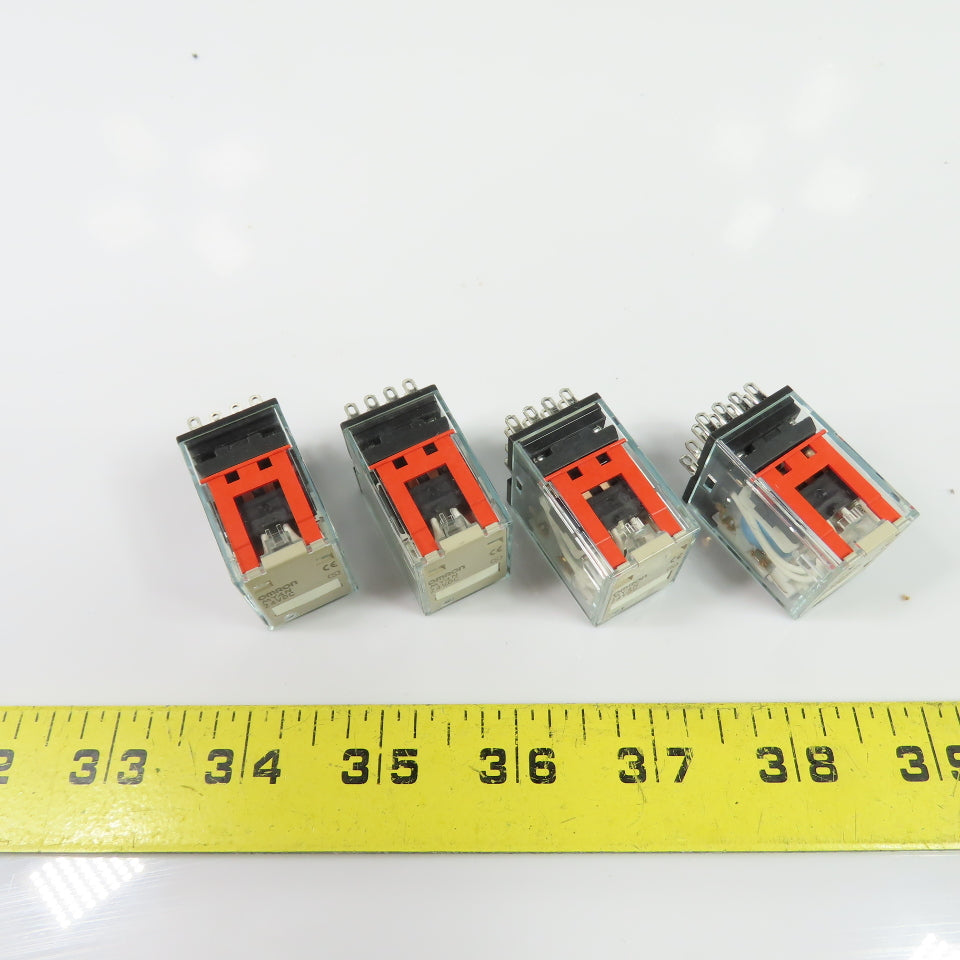 OMRON MY4N 24VDC 4PDT General Purpose Relays Lot of 4
