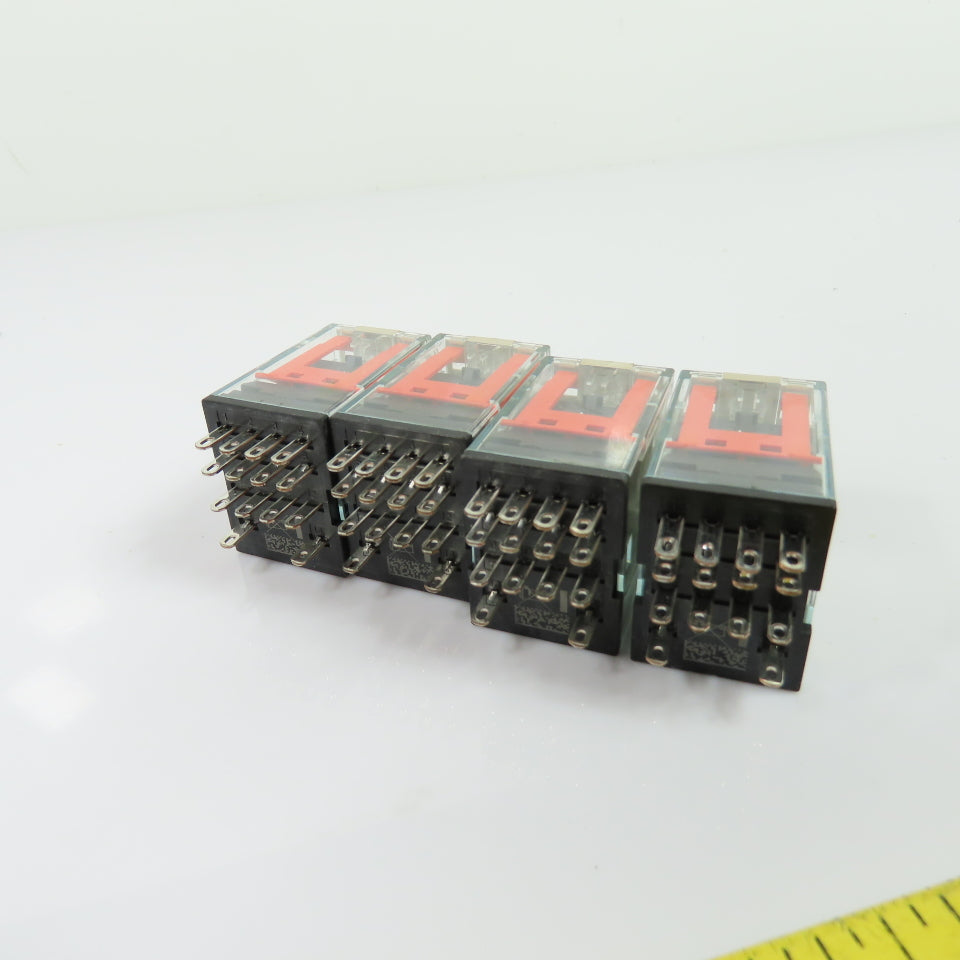 OMRON MY4N 24VDC 4PDT General Purpose Relays Lot of 4