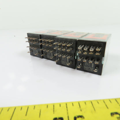 OMRON MY4N 24VDC 4PDT General Purpose Relays Lot of 4