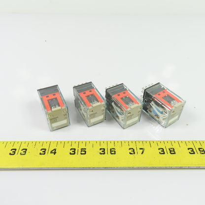 OMRON MY4N 24VDC 4PDT General Purpose Relays Lot of 4