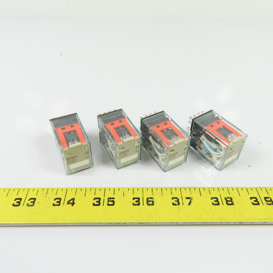 OMRON MY4N 24VDC 4PDT General Purpose Relays Lot of 4