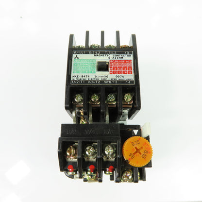 Mitsubishi TH-12 S-A11RM Magnetic Contactor W/ Overload Relay 0.45-0.9A