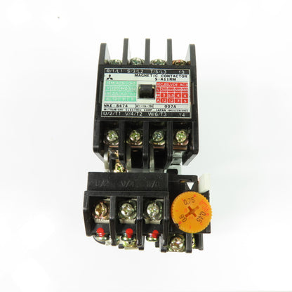 Mitsubishi TH-12 S-A11RM Magnetic Contactor W/ Overload Relay 0.45-0.9A