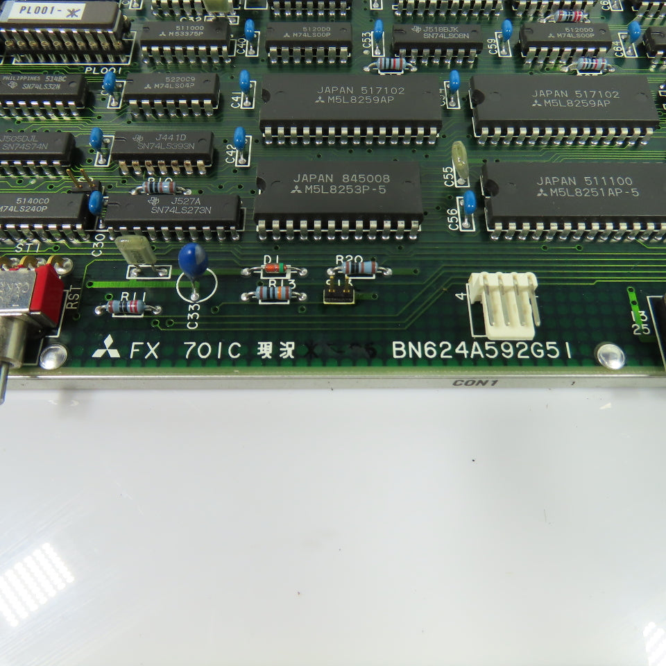 Mitsubishi BN624A592G51 FX 701C PLC CPU Circuit Board