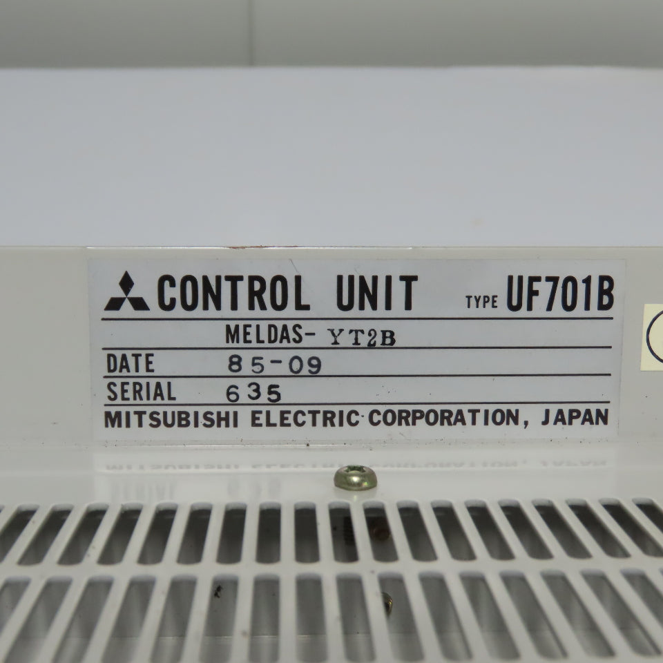 Mitsubishi UF701B MELDAS-YT2B CNC Control Unit Slot Chassis W/ Backplane