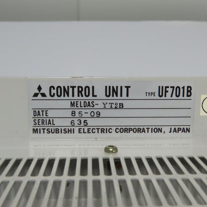 Mitsubishi UF701B MELDAS-YT2B CNC Control Unit Slot Chassis W/ Backplane