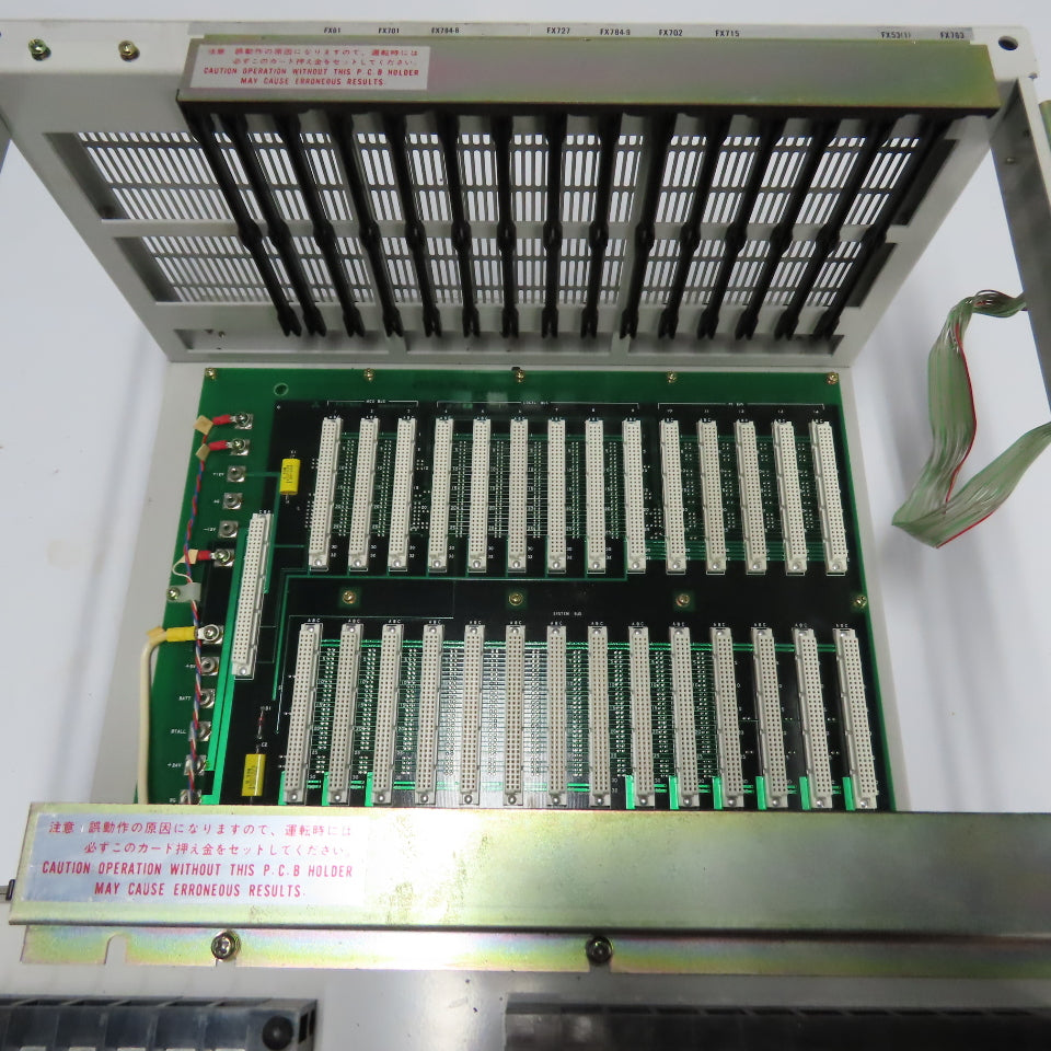 Mitsubishi UF701B MELDAS-YT2B CNC Control Unit Slot Chassis W/ Backplane
