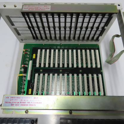 Mitsubishi UF701B MELDAS-YT2B CNC Control Unit Slot Chassis W/ Backplane