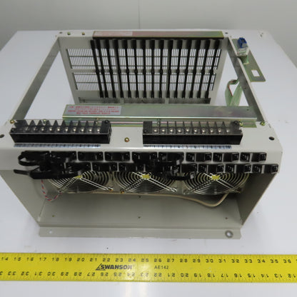 Mitsubishi UF701B MELDAS-YT2B CNC Control Unit Slot Chassis W/ Backplane