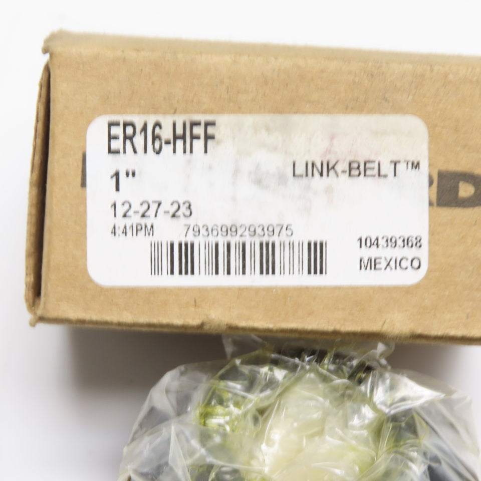 Rexnord 10439368 ER16-HFF Link-Belt Ball Bearing Insert 1" Bore
