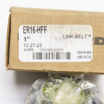 Rexnord 10439368 ER16-HFF Link-Belt Ball Bearing Insert 1" Bore
