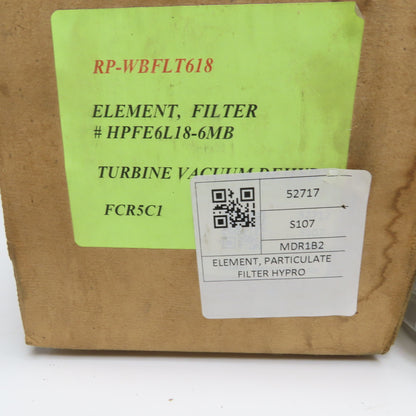 Hy-Pro HPFE6L18-6MB Particulate Filter Element
