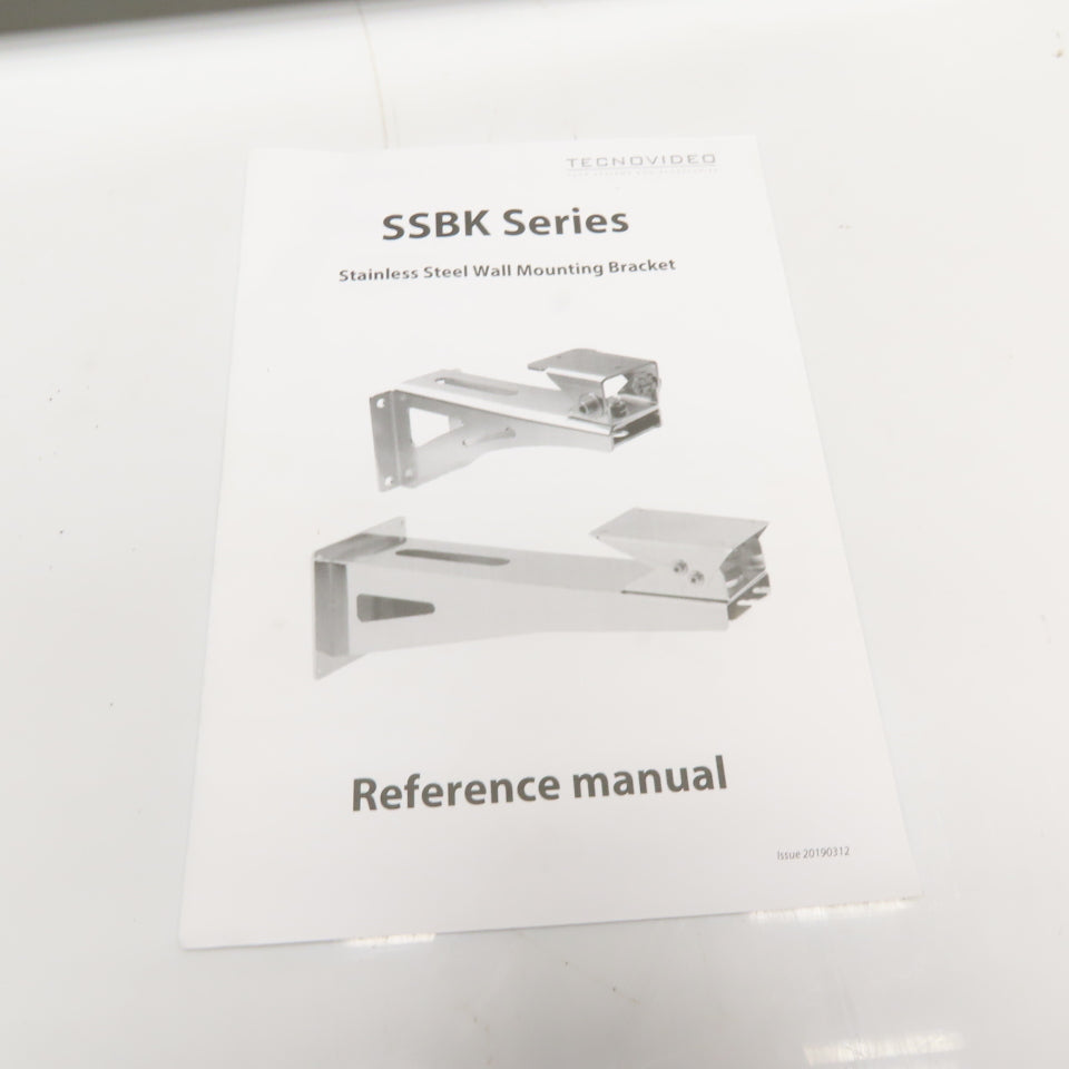 Tecnovideo SSBK168 Stainless Steel Wall Mounting Bracket with Swivel Joint