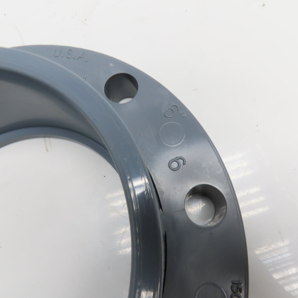 Spears 6" PVC Flange 150 PSI 8-Bolt Hole