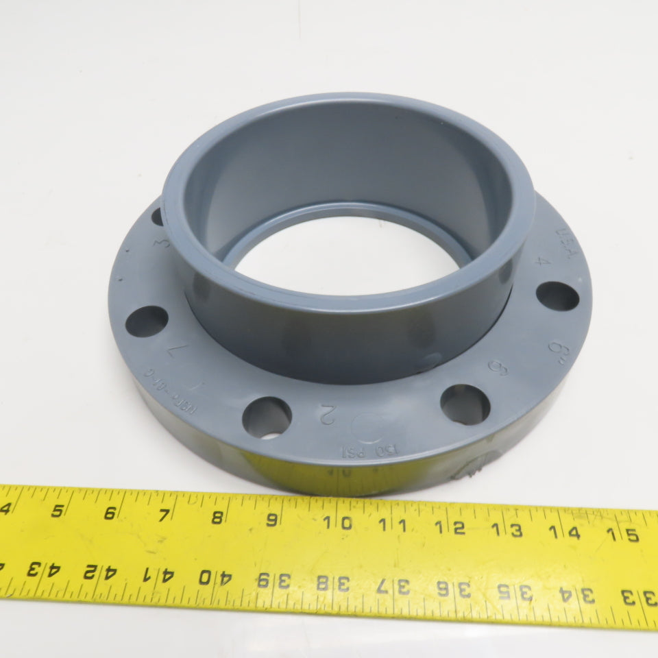 Spears 6" PVC Flange 150 PSI 8-Bolt Hole