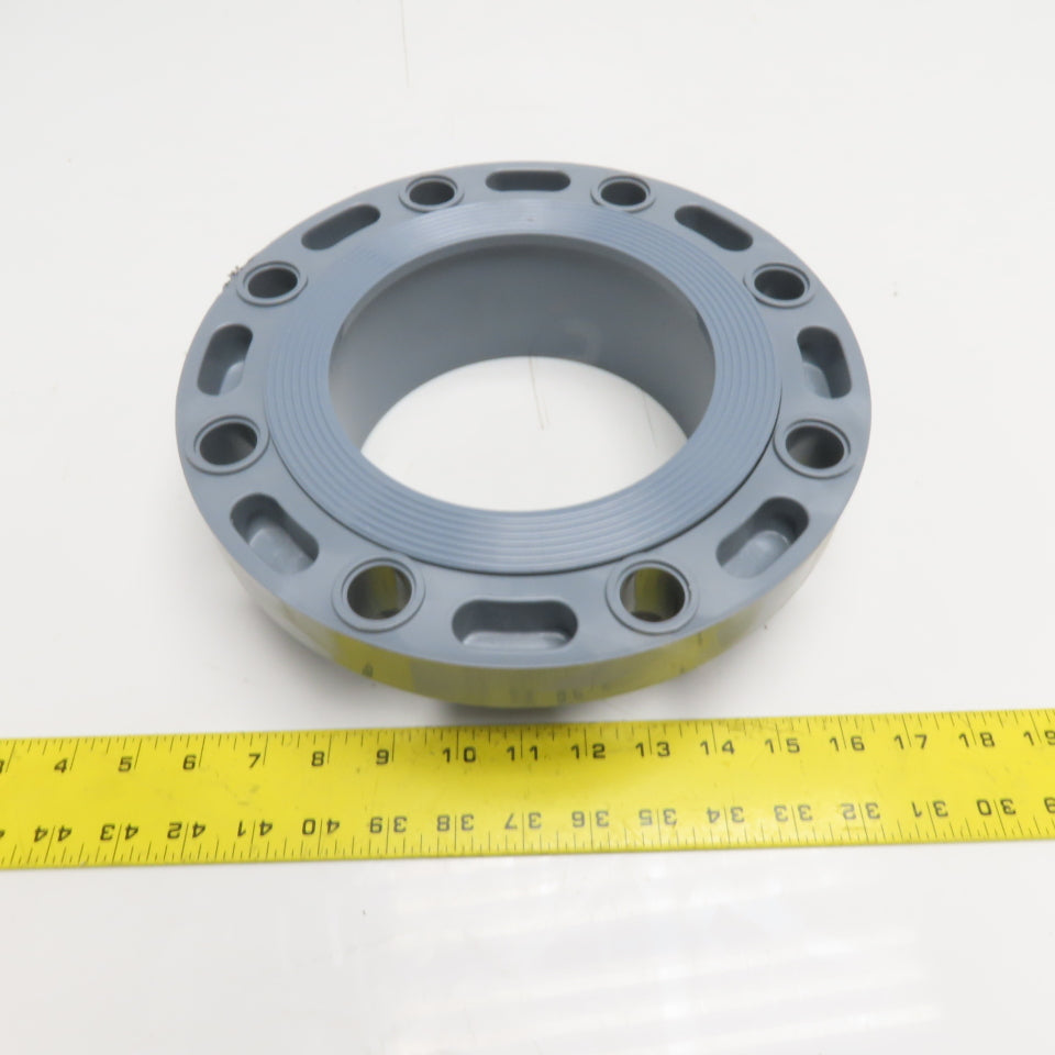 Spears 6" PVC Flange 150 PSI 8-Bolt Hole