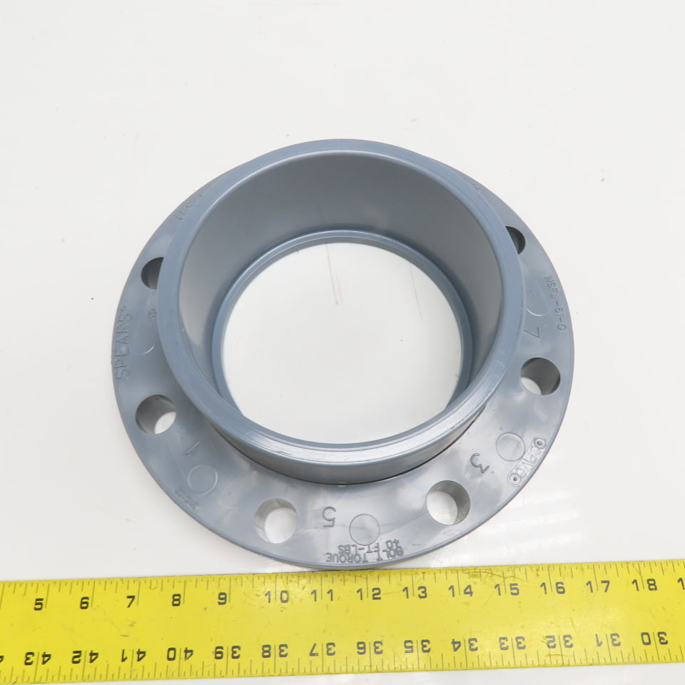 Spears 6" PVC Flange 150 PSI 8-Bolt Hole