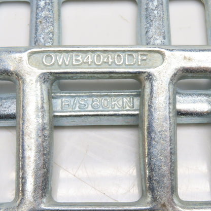 OWB4040DF Double Ladder Lock Lashing Strap Buckles 80kN Lot Of 2