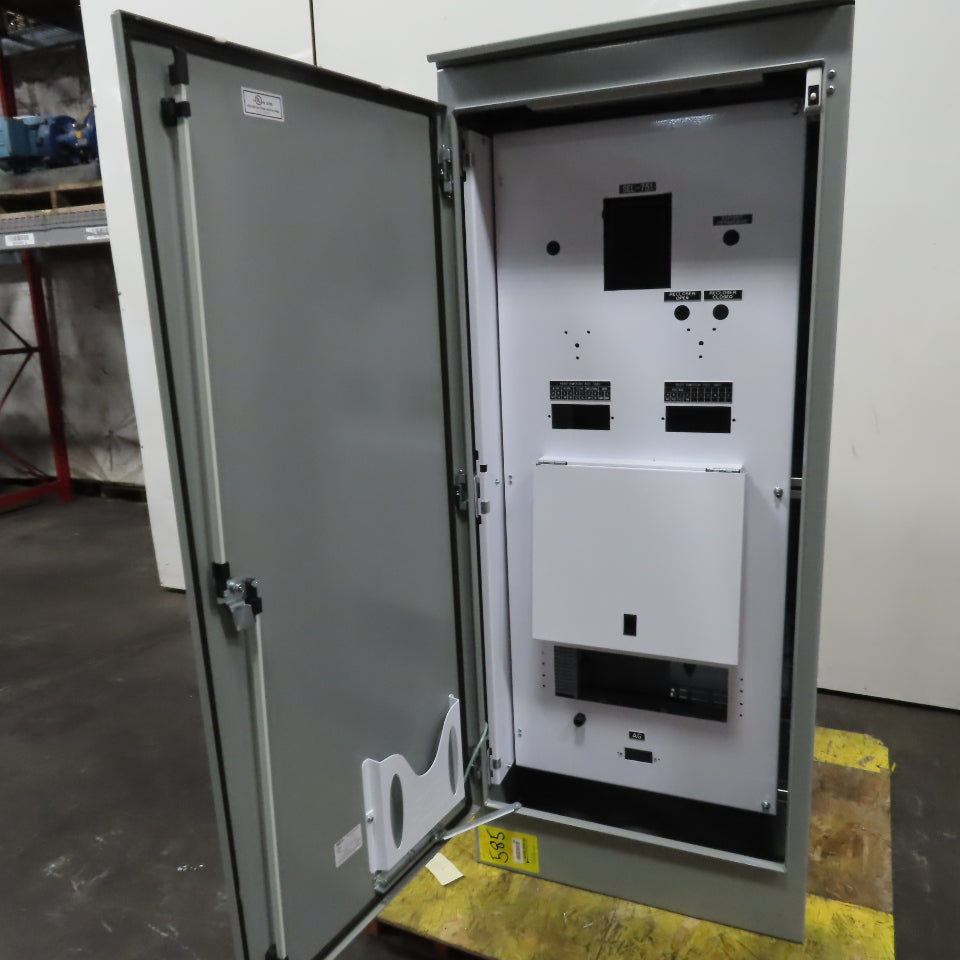 SCE-72EL3024FSDA 72x30x24 Free Standing Double Door Electrical Enclosure 3R,4,12