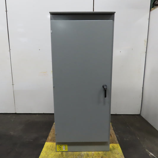 SCE-72EL3024FSDA 72x30x24 Free Standing Double Door Electrical Enclosure 3R,4,12