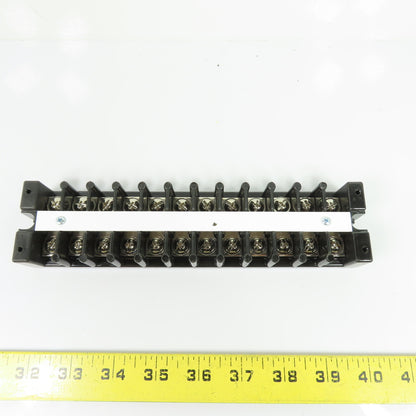 Marathon 1512 STD 75A Lugged Wire Terminal Block 600V 12-Pole