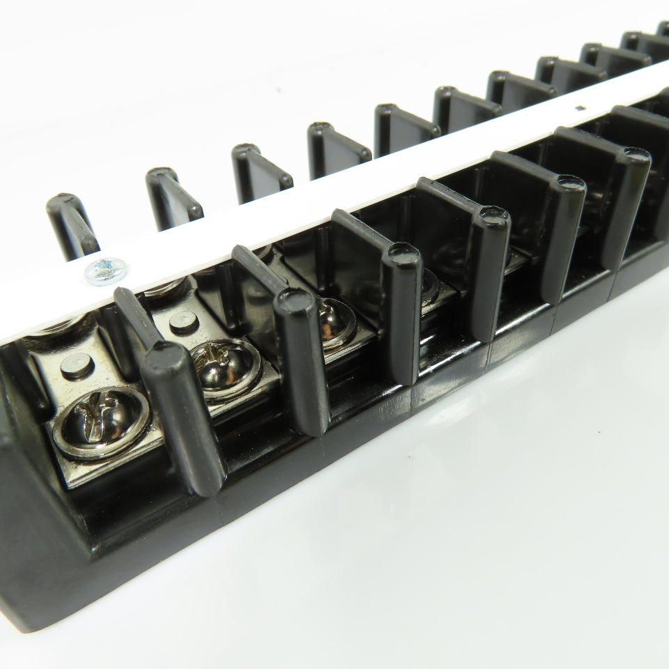 Marathon 1512 STD 75A Lugged Wire Terminal Block 600V 12-Pole