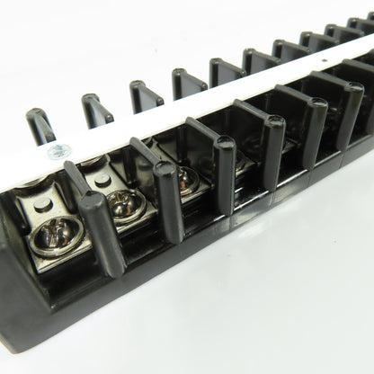 Marathon 1512 STD 75A Lugged Wire Terminal Block 600V 12-Pole