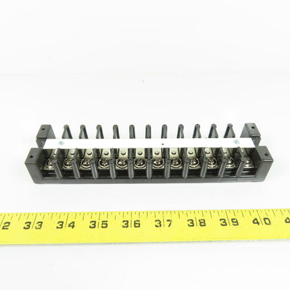 Marathon 1512 STD 75A Lugged Wire Terminal Block 600V 12-Pole