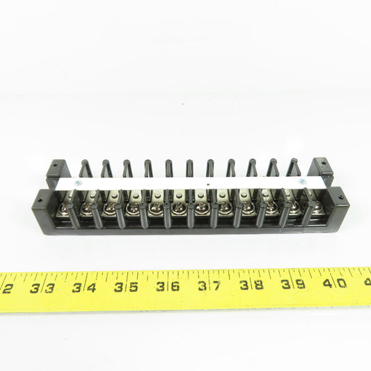 Marathon 1512 STD 75A Lugged Wire Terminal Block 600V 12-Pole